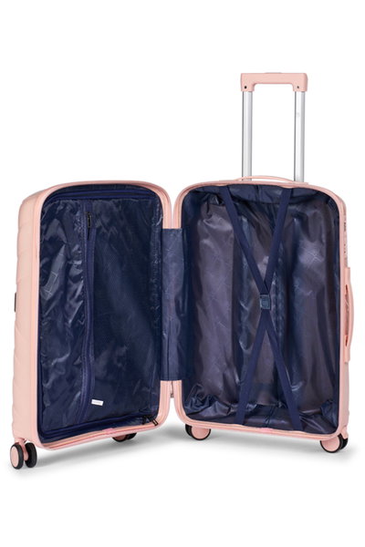Limra LMA-1927 Polypropylene Luggage Set, 3 Sizes, 4 Wheels - Pink product image 6