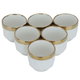 Al Saif Gallery porcelain Arabic coffee cups set, 6 pieces - white product image 2