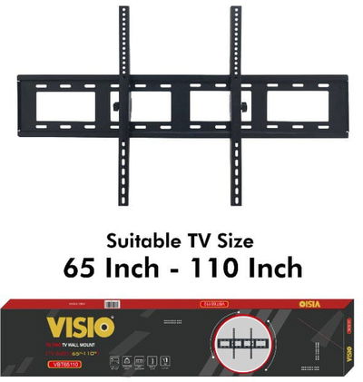 حامل تلفزيون حائط معدن فيسيو، 65-110 بوصة، VBT65110 - اسود product image 4