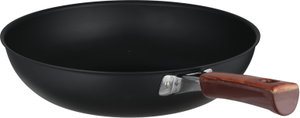 مقلاة ستانلس استيل السيف غاليري، 27 سم، يد خشب - أسود product image 2