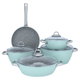 طقم قدور جرانيت السيف غاليري، 9 قطع - أخضر فاتح product image 2