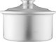 Al Saif Plus Indian Taj Aluminum Saif Plus Pot Set, 4 Pieces, Round - Silver product image 3