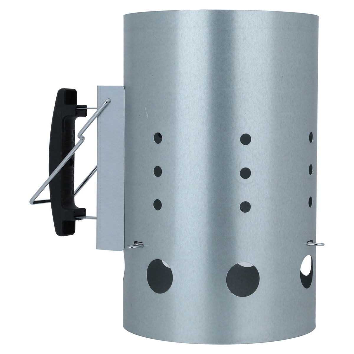 Al Saif Gallery Steel Charcoal Burner, 195 cm - Silver product image