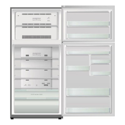 ثلاجة فريزر علوي هيتاشي، 19.4 قدم، 550 لتر، انفرتر، R-V700PS7K-1BSL - فضي product image 2