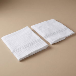 طقم مناشف قماش السيف غاليري، 70×50 م، قطعتين - أبيض product image
