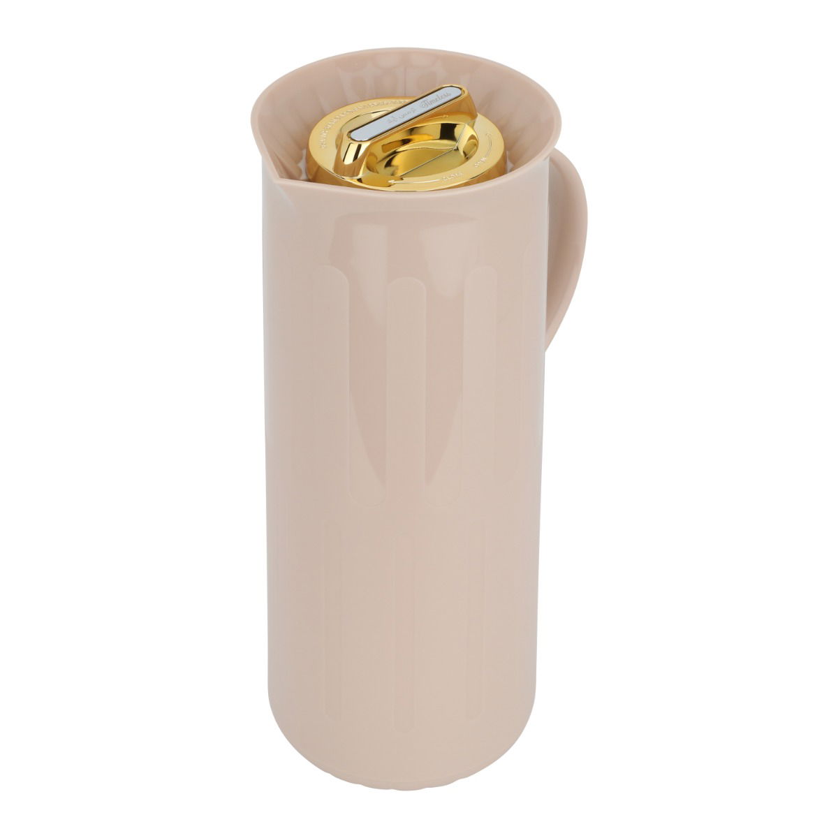 ترمس زجاج آيلا السيف غاليري، 1 لتر، هيكل خارجي بلاستيك - بيج غامق product image 2