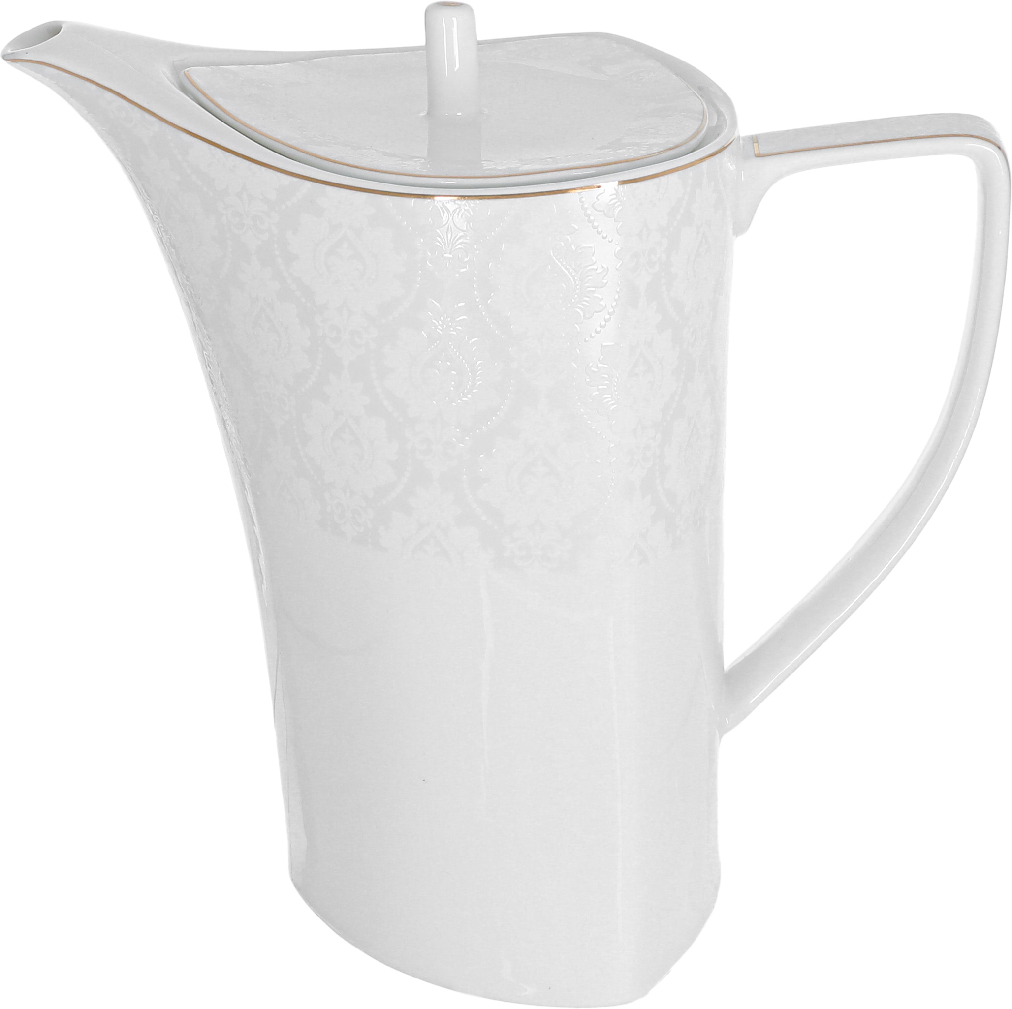 Dania porcelain dining set, 77 pieces, square, gold-white edges product image 3