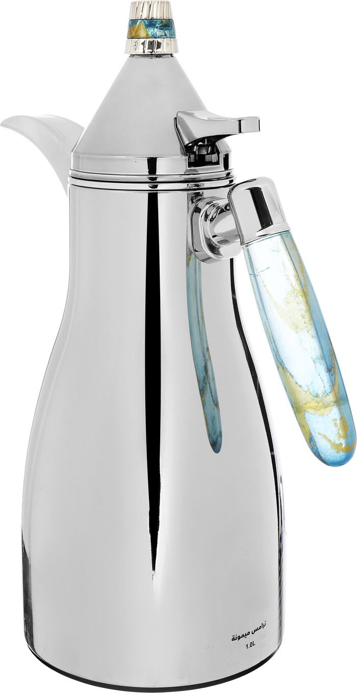 Al Saif Gallery Maimouna Steel thermos Set, 2 Pieces, 1 Liter - Silver product image 6
