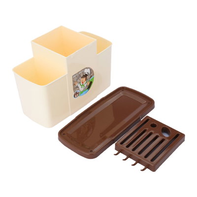 صندوق تخزين بلاستيك السيف غاليري، مستطيل - بيج product image 3