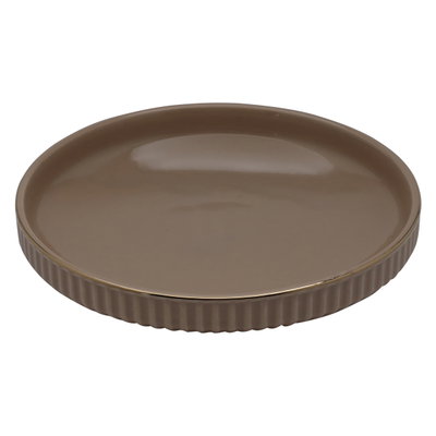 طقم سفرة بورسلان السيف غاليري، 24 قطعة، دائري، مضلع - بني product image 5