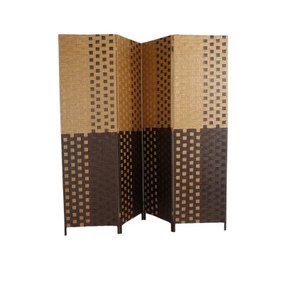 فاصل للغرف خشب الخيزران، 5×200×180 سم، 4 الواح - بني بيج product image 3