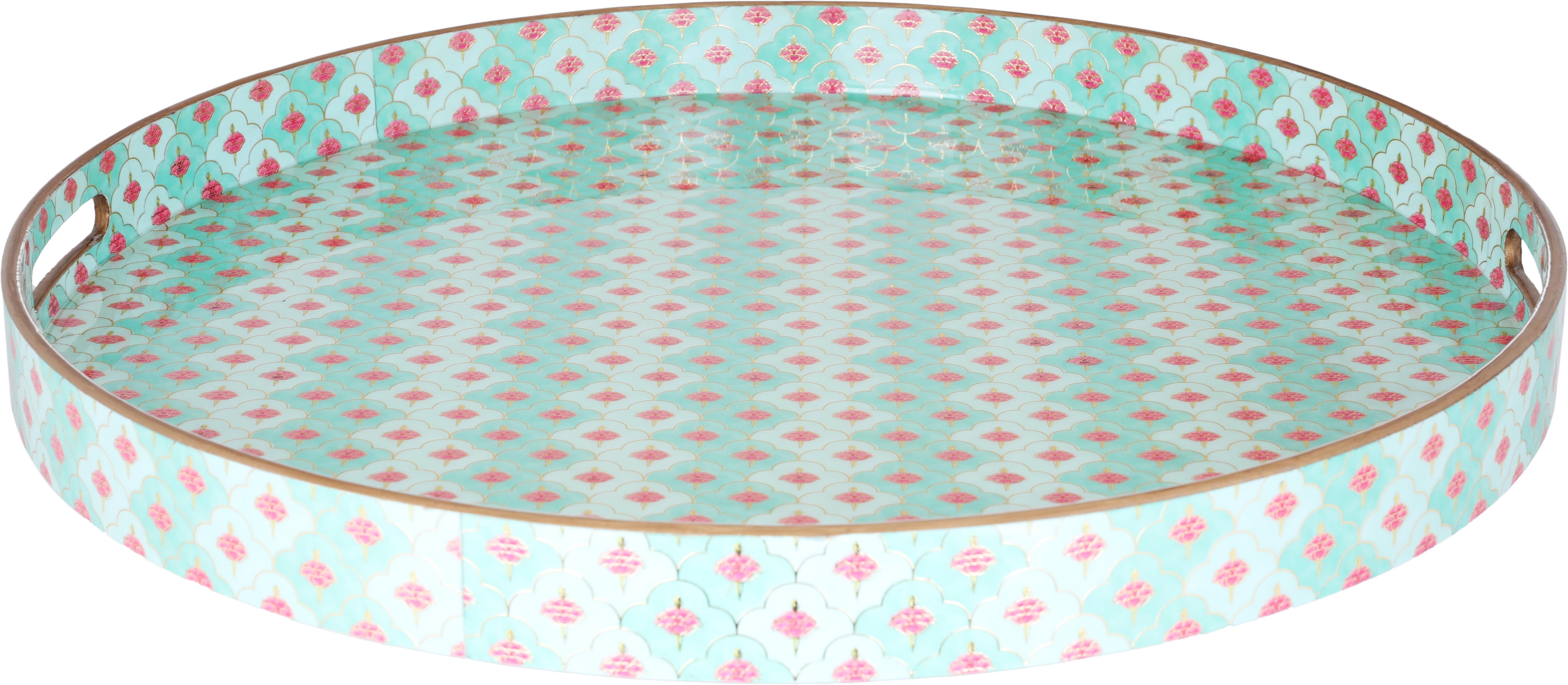 Al Saif Gallery plastic serving topper, 32 x 2 cm, round - colored product image