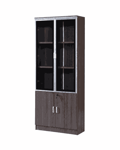 دولاب ملفات خشب، 190×80×32 سم - رمادي غامق product image 2