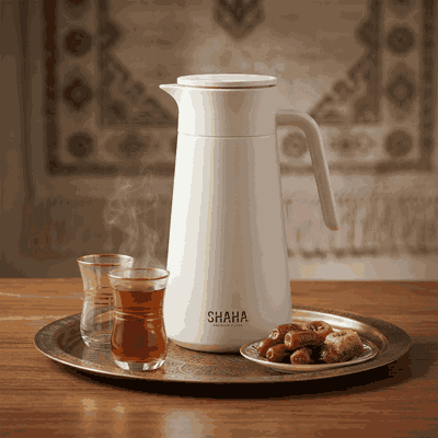 ترمس شاها، حافظة داخلية ستانلس استيل، 1.9 لتر - أبيض product image 2