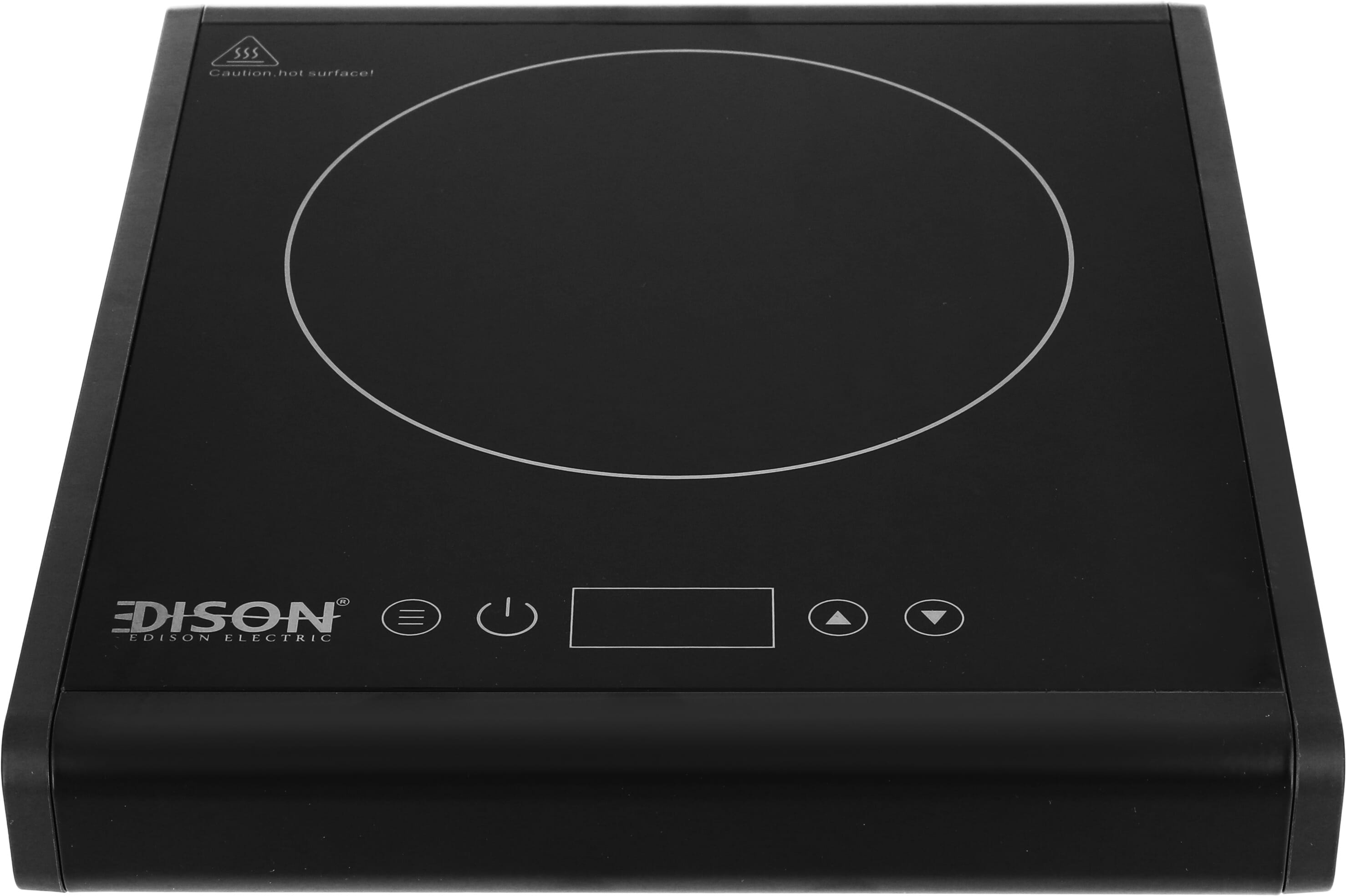Edison ES-05 Ceramic Table Top Hob, 2000W, 27x31 cm - Black product image