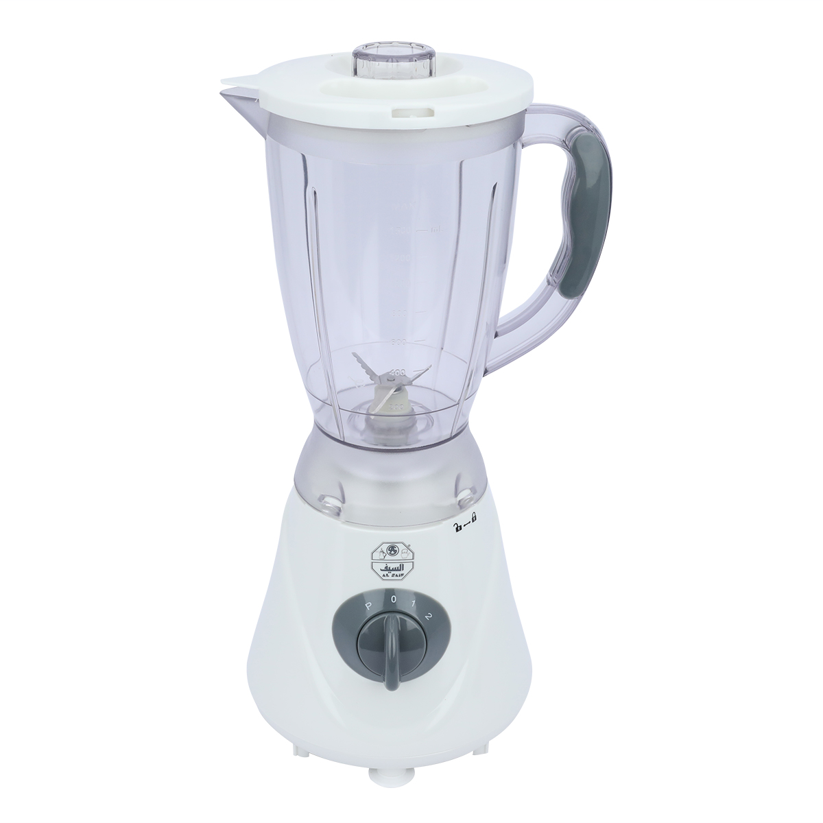 خلاط كهربائي السيف، 300 واط، سرعتين، 1.5 لتر، مطحنتين، E06030 - أبيض product image 3