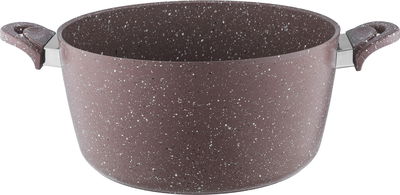 قدر طهي جرانيت صافلون، 9.25 لتر، 30 سم، غطاء - بيج غامق product image 2