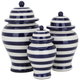 طقم مزهرية بورسلان السيف غاليري، 3 قطع - أزرق product image 1