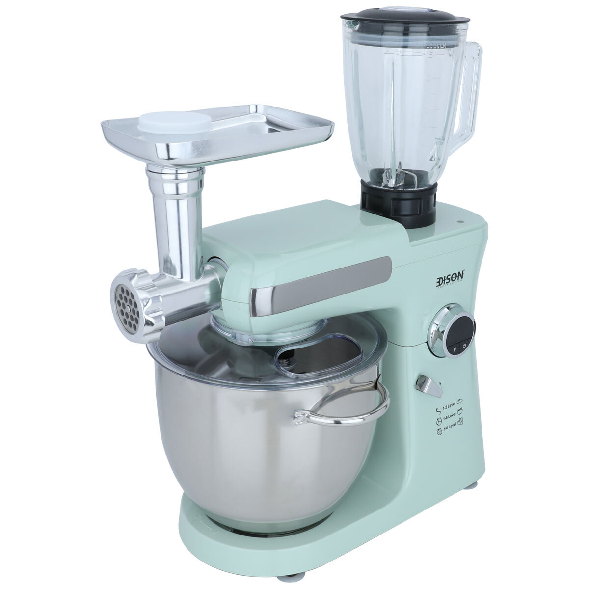 Edison Fm162 Digital Electric Kneading Machines, 2000 Watt, 10 Liter, 8 Speeds, 4 Functions - Light Green product image 2