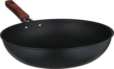 مقلاة ستانلس استيل السيف غاليري، 30 سم، يد خشب - أسود product image 2