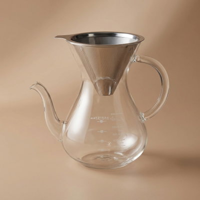 Barista Surfer Steel Food Measuring Bowl, 800 Ml - Clear product image 1