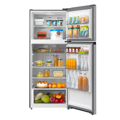 ثلاجة ميديا، 338 لتر، 12 قدم، 2 باب، بفريزر علوي، HD468FWEN - فضي product image 2