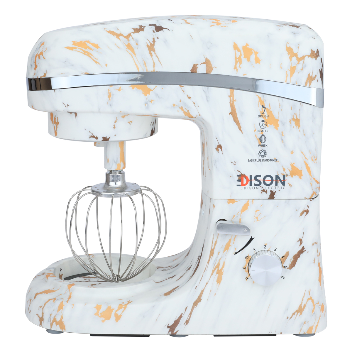 Edison Basic Plus Electric Stand Mixer, 1000 Watt, 6.5 Liter - White product image 5