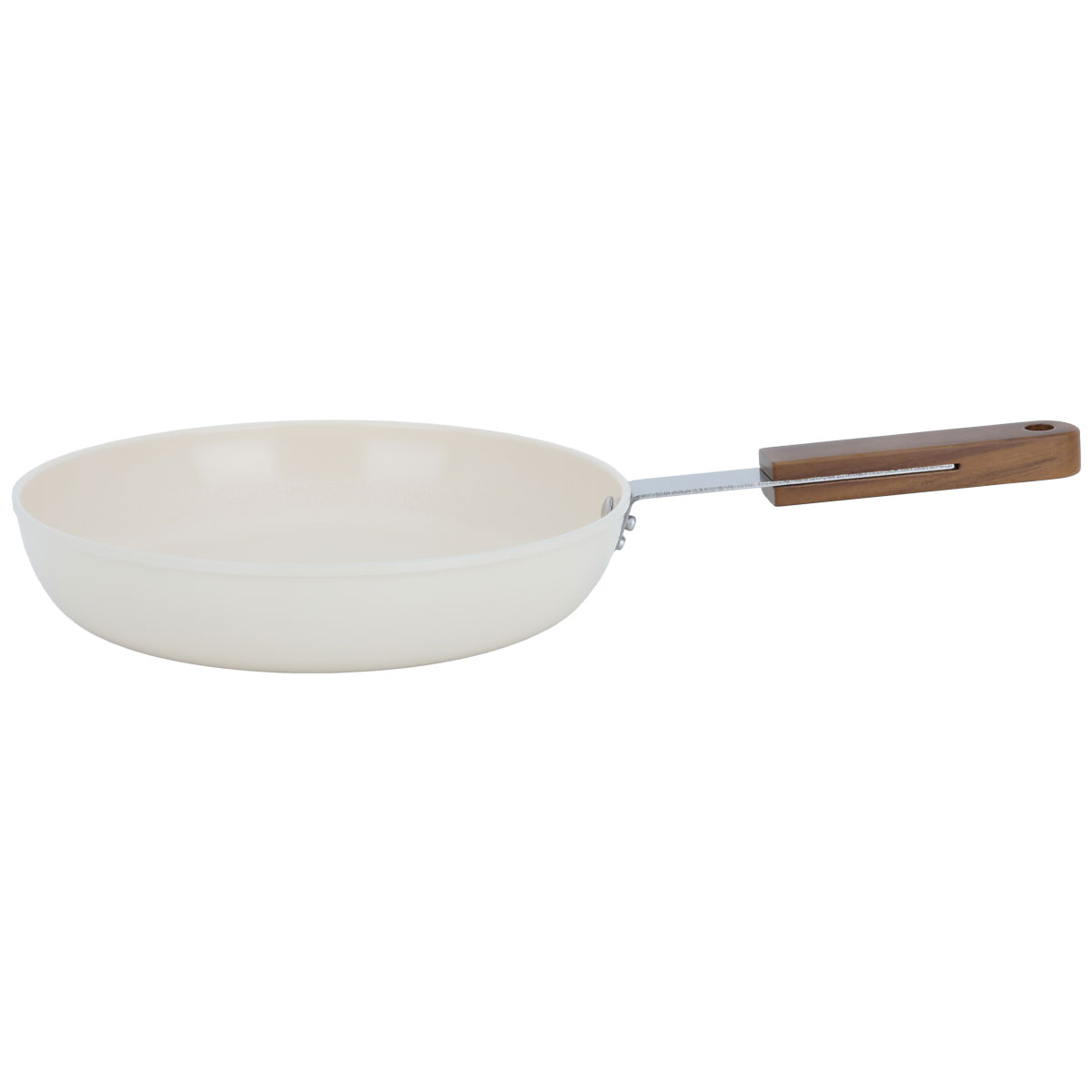 طاوة سيراميك تورنادو، 24 سم، يد خشب - بيج product image 2