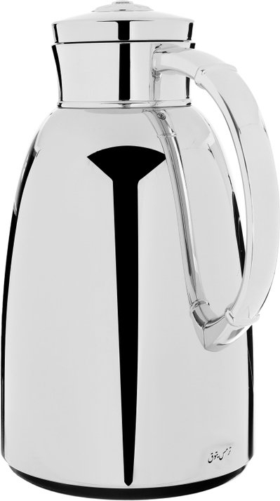 Al Saif Gallery Yatooq thermos, 1.3 liters, thermal glass inner container, steel outer shell - silver product image 3