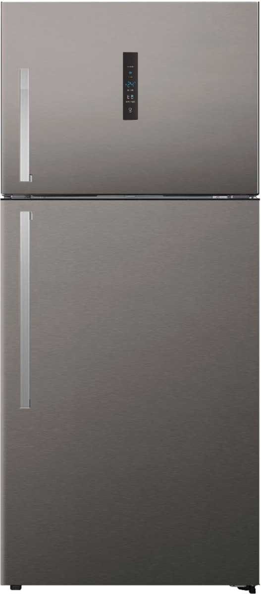 ثلاجة ديفروست إديسون، 564 لتر، 19.9 قدم، فريزر علوي، انفرتر - رمادي product image
