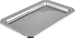 طقم تقديم تمرية اوتار استيل سيف بلص، 5 قطع، 26x16x2 سم - فضي product image 2