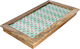 طوفرية تقديم بأرجل خشب السيف غاليري، 53×30×24 سم، مستطيل - متعدد الألوان product image 3