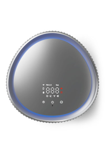 منقي هواء ذكي فليبس، فلتر HEPA، 5 سرعات، ينقي مساحة 156 م²، تحم عن طريق تطبيق، قفل للأطفال، AC4220/12 - فضي product image 3