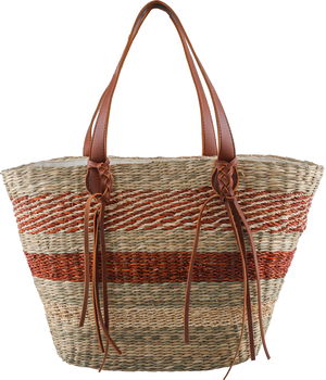 شنطة خوص السيف غاليري، 48x17x32 سم - بيج product image