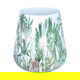 Al Saif Gallery porcelain vase, 15.5 x 17 cm, wooded - green product image 1