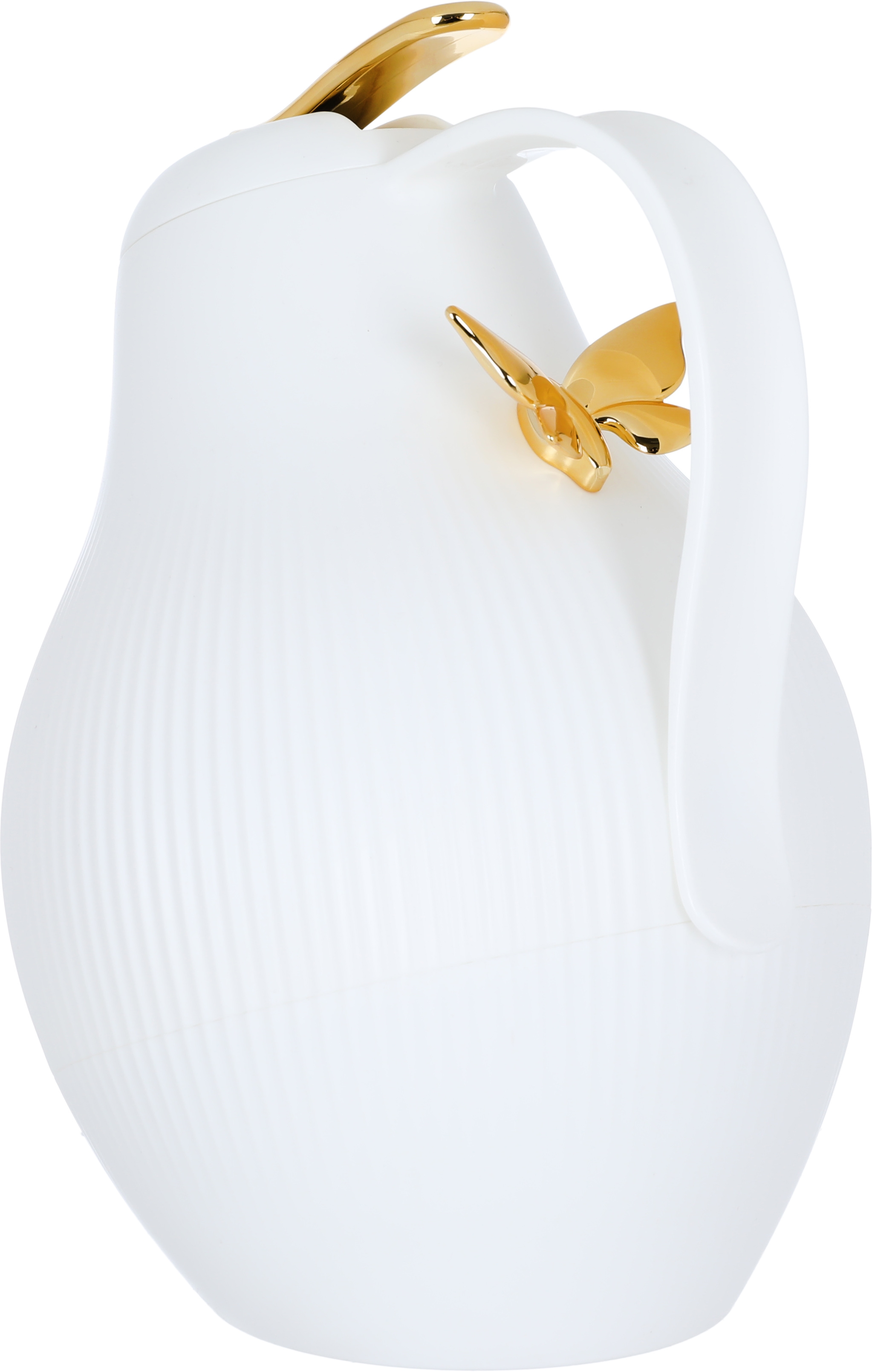 Al Saif Gallery Dora thermos, 1.5 liters, thermal glass inner container, plastic outer shell - white product image 2