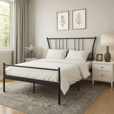 سرير حديد، 35×120×190 سم - أبيض product image 3