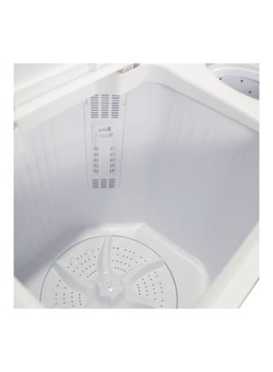 غسالة نصف اوتوماتيك دانسات، 8.5 كجم، حوضين، تحميل علوي، DWT1221LW - ابيض product image 2