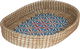 Al Saif Gallery Wicker Serving Basket, 39 cm, Oval - Multicolor product image 2