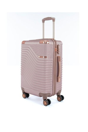 طقم شنط سفر ABS ليمرا، 5 مقاسات، 4 عجلات، زاويه 360 درجة، LMA-1468 - روزجولد product image 2