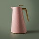 ترمس جلوري، 1.5 لتر، حافظة داخلية زجاج - وردي product image 1