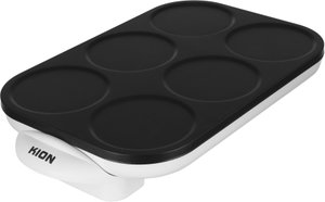 صانعة مصابيب وبانكيك كيون، 1200 واط، 6 خانات، KHD/609 - ابيض اسود product image 2