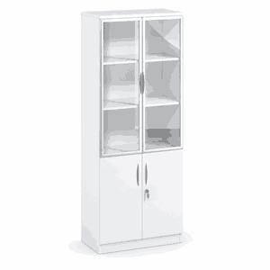 دولاب ملفات خشب، 200×80×40 سم - ابيض product image 2