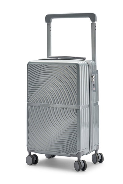 طقم شنط سفر بولي كربونات ليمرا، 20 24 بوصة، 4 عجلات، بزاوية 360 درجة، OT-9003 - فضي product image 3