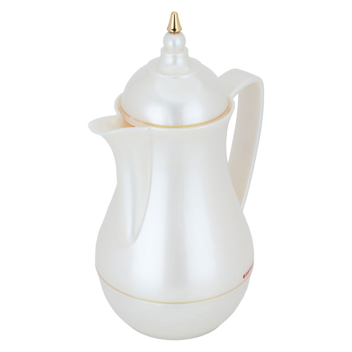 Rotpont thermos, 1 liter, glass inner container, plastic outer shell - white product image 2