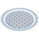 صحن دائري ميلامين السيف غاليري، 50×50 سم - متعدد الألوان product image 1