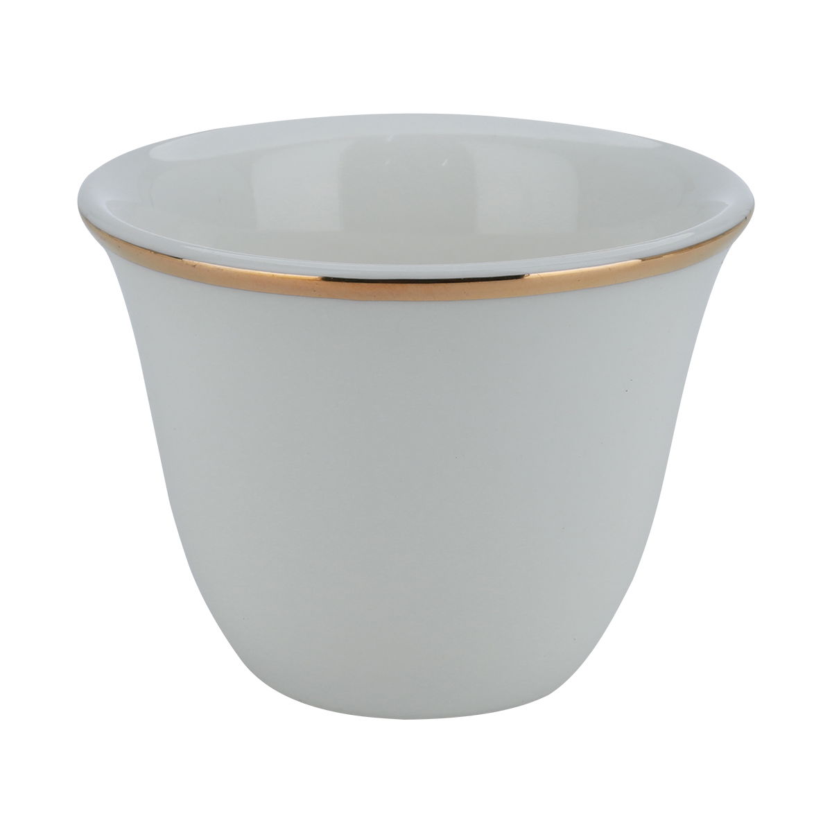 Al Saif Gallery porcelain coffee cups, gilded, 12 pieces - white product image 2