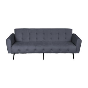 كنبة سرير مونتيلا خشب سويدي باك كومفورت، 190x70x90 سم، قماش مخمل - رمادي product image 2