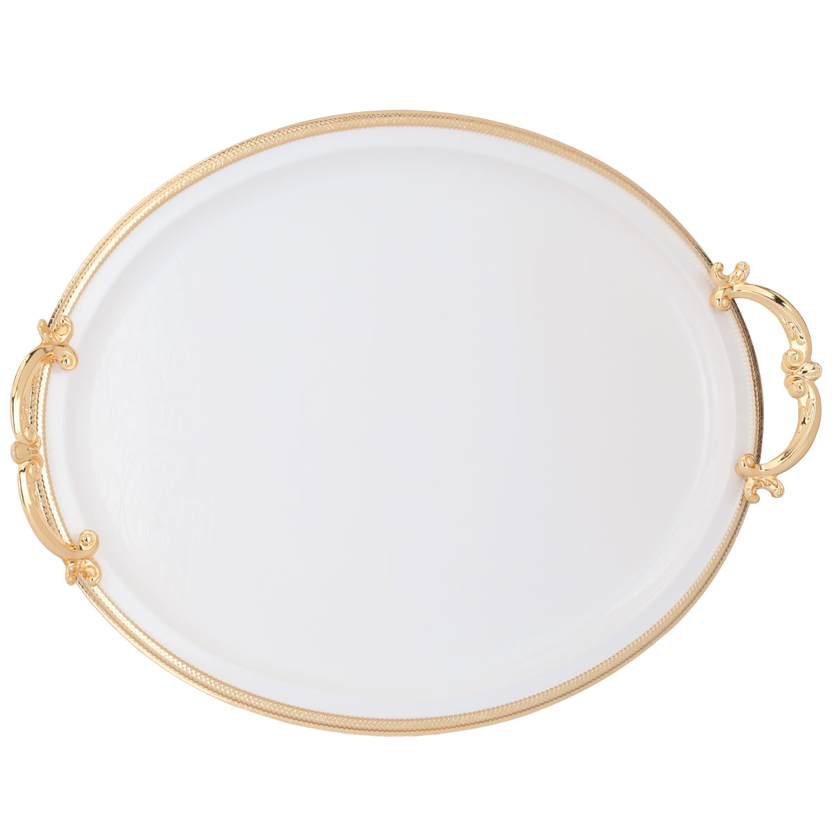 طوفرية تقديم استيل السيف غاليري، 49×33×1.5 سم - كريمي product image