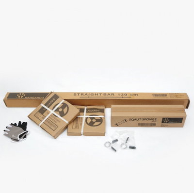 Kangaroo 20004152 Hand Barbell Set, 17 kg, Gloves - Silver product image 4